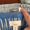 2 kurze Umstandsshorts gestreift