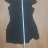 🐬 Missguided Kurzoverall Schwarz gr 38🐬cold shoulder🐬