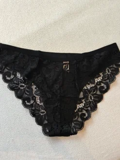 6 NEUE Slips Shein schwarz Spitze