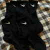 5 paar Schwarze Nike Socken NEU