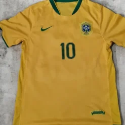 🇧🇷 Rarität Original Brasilien 2006 Trikot - Ronaldihno #10 - Top Zustand L