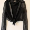 🖤 Schwarzes Netzoberteil Neu mit Etikett L/XL 🖤