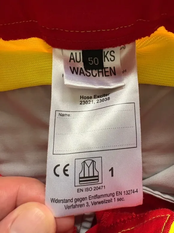 🚨 Warnschutz-Arbeitshose / Rettungsdiensthose Gr. 50 🚨