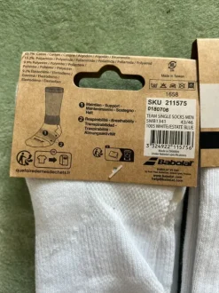 4 x Babolat Team Tennis Socks Men Gr 43-46