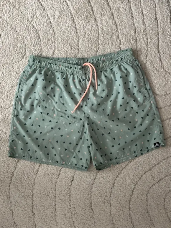 Adidas Badehose Badeshorts L türkis Mintgrün Schwimmshorts