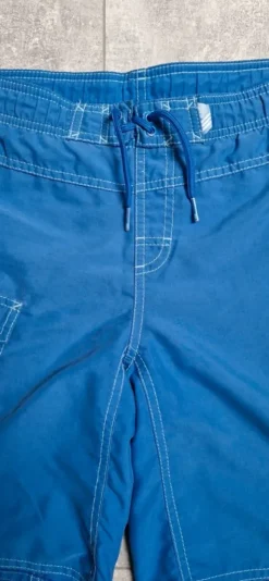 Adidas Badeshorts Gr.M Netzfutter Blau Polyester Badehose