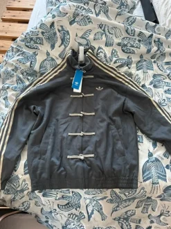 Adidas China Jacke Velours Größe L