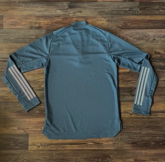 Adidas DFB Trainingsoberteil | Quarter-Zip | Grau | Size: S |
