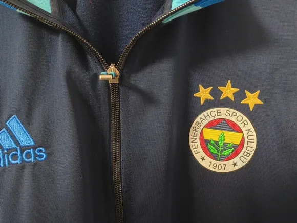 Adidas Fenerbahce Herren Trainingsjacke dunkelblau Größe L