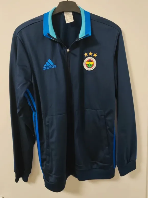 Adidas Fenerbahce Herren Trainingsjacke dunkelblau Größe L