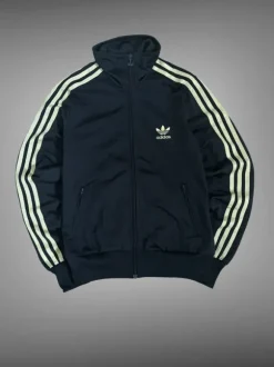 Adidas Firebird Full Tracksuit Schwarz-Gold| Größe 40 (L)| Zustand wie Neu| Pasha/Y2k Style