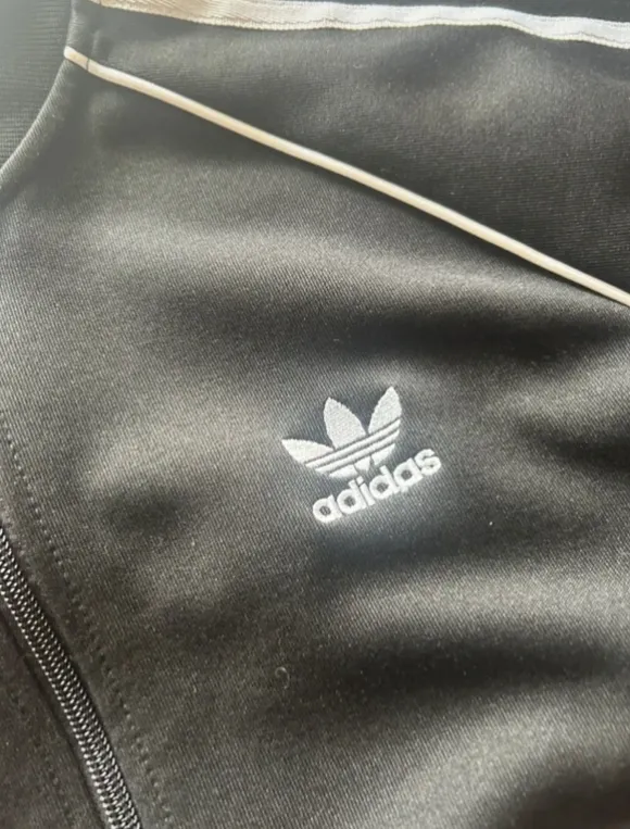 Adidas Firebird Jacke Y2K Schwarz Weiß | Größe M | wie neu