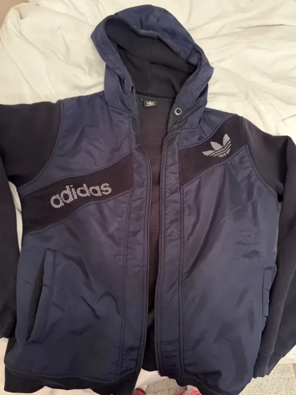 Adidas Jacke dunkel blau unisex
