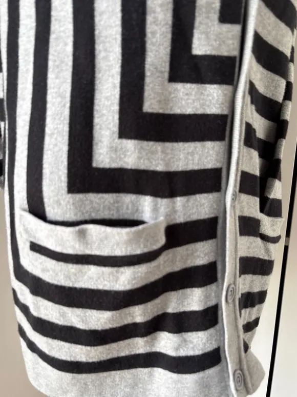 Adidas Originals leichte gestreifte Baumwollstrickjacke