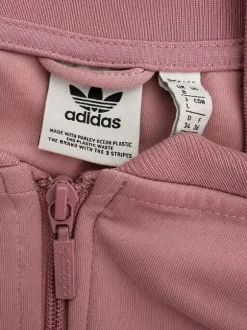 adidas Originals SST Trainingsanzug Set – Mauve / Rosa – Trefoil – Größe XS (Flecken)