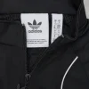 adidas Originals Trainingsjacke – Schwarz / Orange – Trefoil – Größe S
