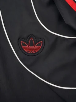 adidas Originals Trainingsjacke – Schwarz / Orange – Trefoil – Größe S