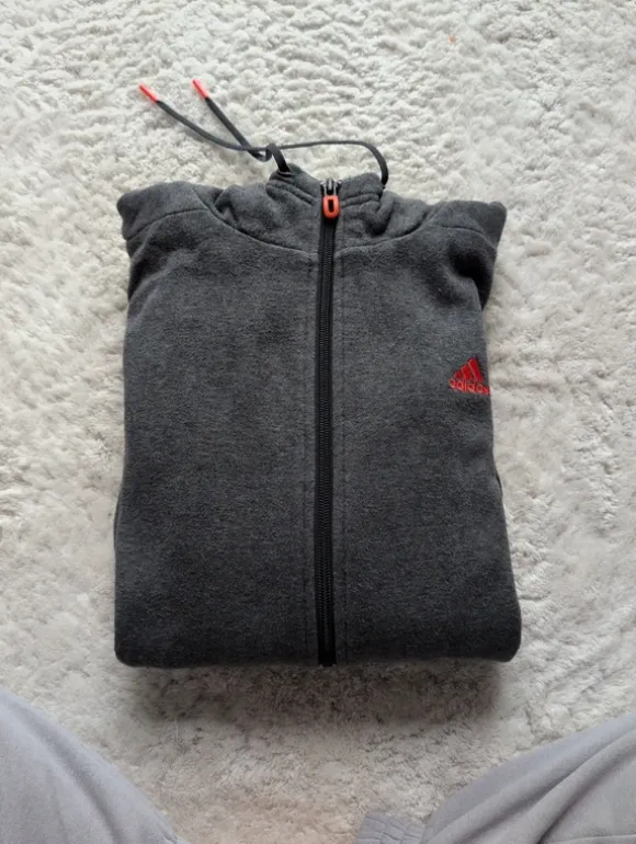 Adidas SIP Up Hoodie grau Gr 180