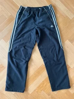 Adidas Track Pants Jogging Zwart Retro Y2K - Maat M | Vintage