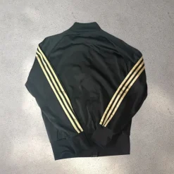 Adidas Trainingsjacke | Trackjacket | Größe M | schwarz&gold | Retro 2000er