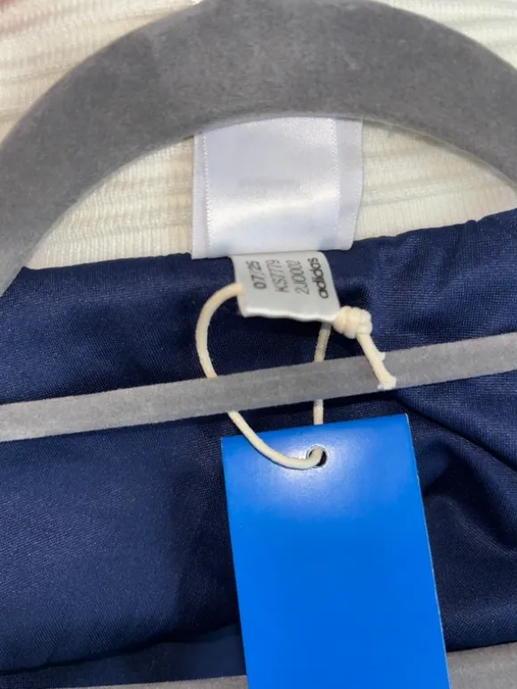 Adidas Velour Trainingsjacke Dunkelblau 💙 NEU L 42/44 Retro/Y2K (Velour/Samt-Optik)
