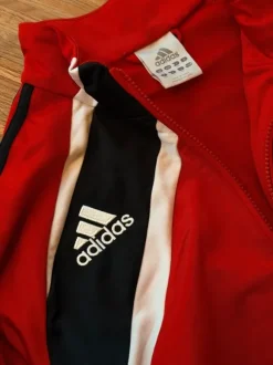 Adidas Vintage Retro Y2K Trainingsjacke Jacke Herren L Rot