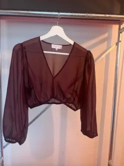 Angermaier Dirndlbluse rot Gr. 40