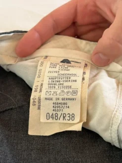 Anzugshose Grau leicht Schurwolle Gr 50