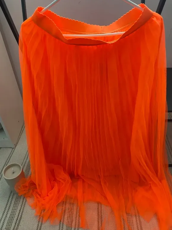 Aperol Spritz Sommer-Set, Crop Top & Tüllrock Gr. L