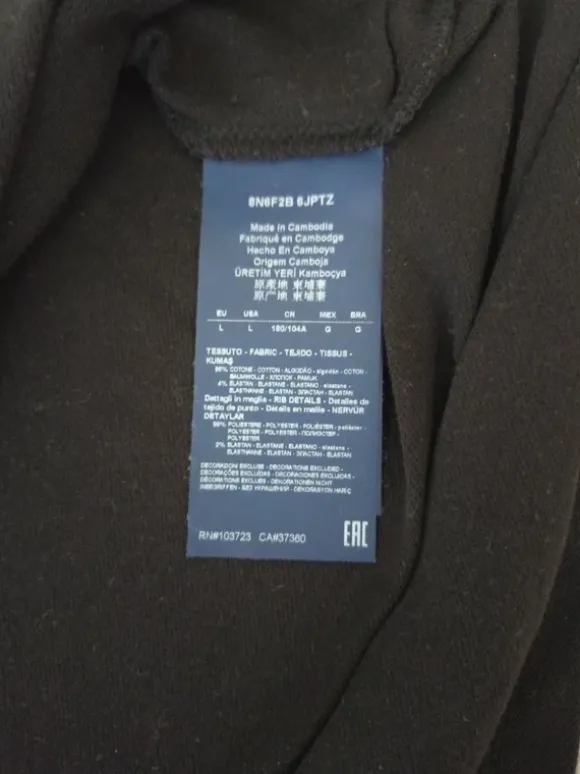Armani Jeans Shirt Herren Kurzarm Größe L
