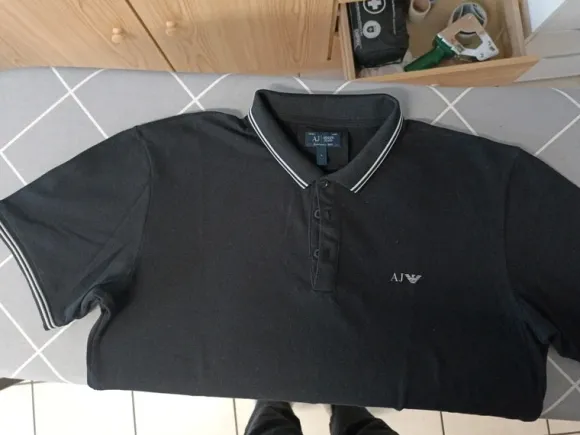 Armani Jeans Shirt Herren Kurzarm Größe L