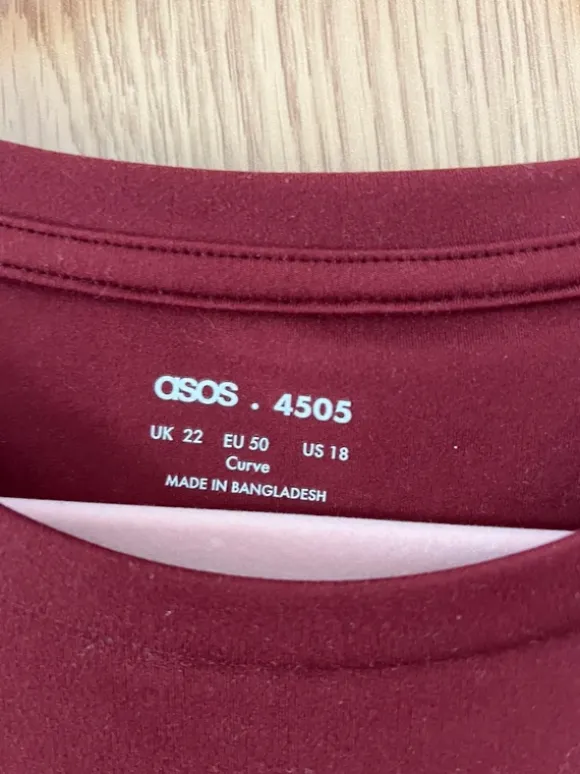ASOS Curve Cropped Workout Top