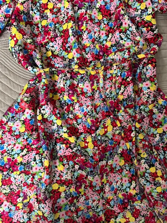 ASOS Damen jumpsuit kurz Blumenmuster floral EU40