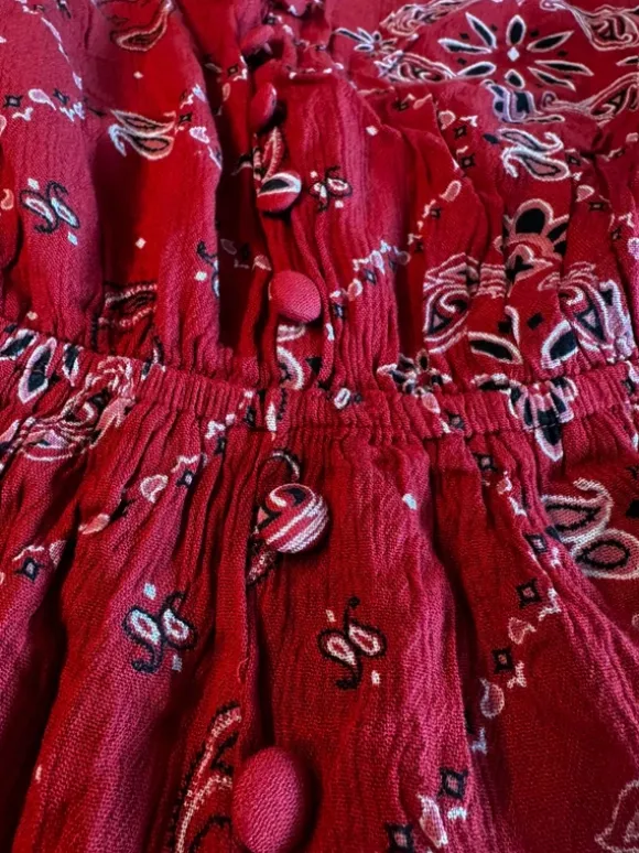 ASOS Playsuit mit Bandana-Muster – Gr. 38