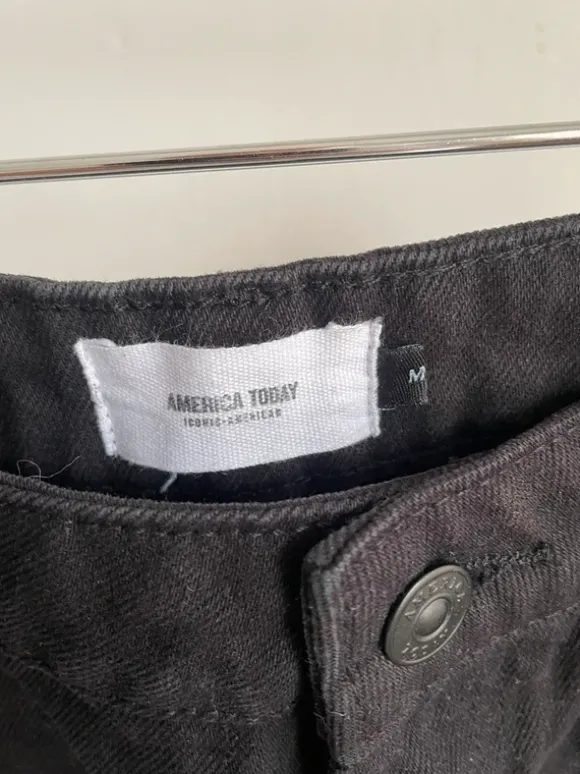Ausgefranster Jeansrock
