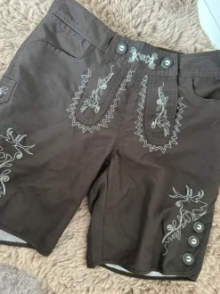 Badehose in Lederhosenoptik für Jungs