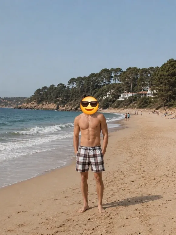 Badehose karriert