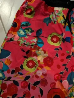 Badehose mit Tasche Blumenmotiv