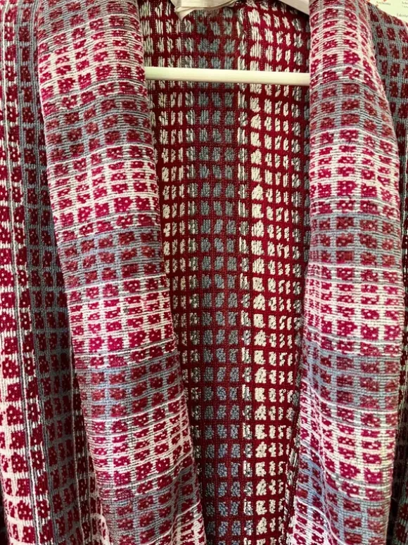 Bademantel Frottee bunt Herren M