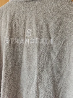 Bademantel Strandfein 100umwolle grau Gr. 44