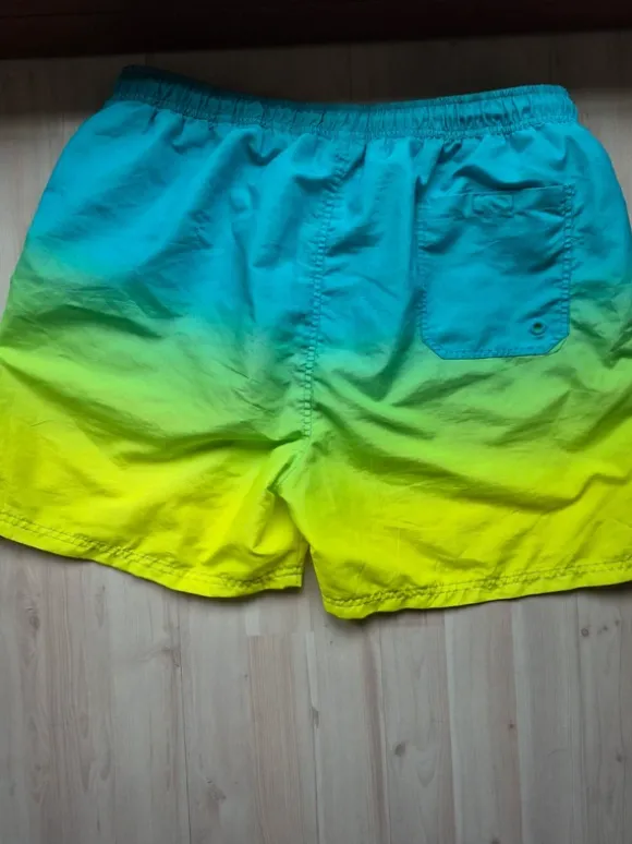 Badeshort blau gelb