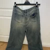 baggy washed jeans