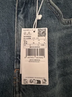 Balloon-Jeans mit mittlerer Bundhöhe