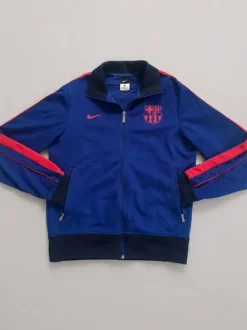 Barcelona Trainingsjacke | Vintage | Nike | M | slim fit | Blau Rot