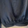 Bauchfrei satinBluse schwarz