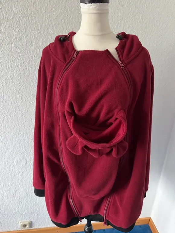 Before an After Fleecejacke/ Tragejacke/ Umstandsjacke
