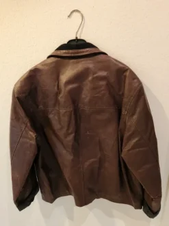 Übergangs Jacke Leder