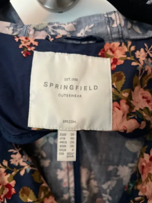 Übergangsjacke Blumenmuster