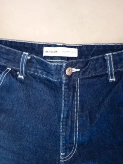 Bershka Jeans Baggy Gr 36 dunkelblau