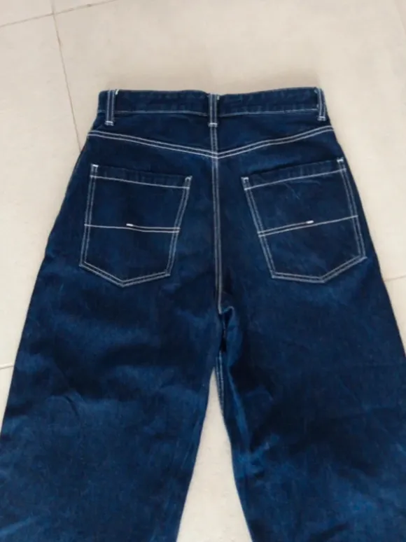 Bershka Jeans Baggy Gr 36 dunkelblau